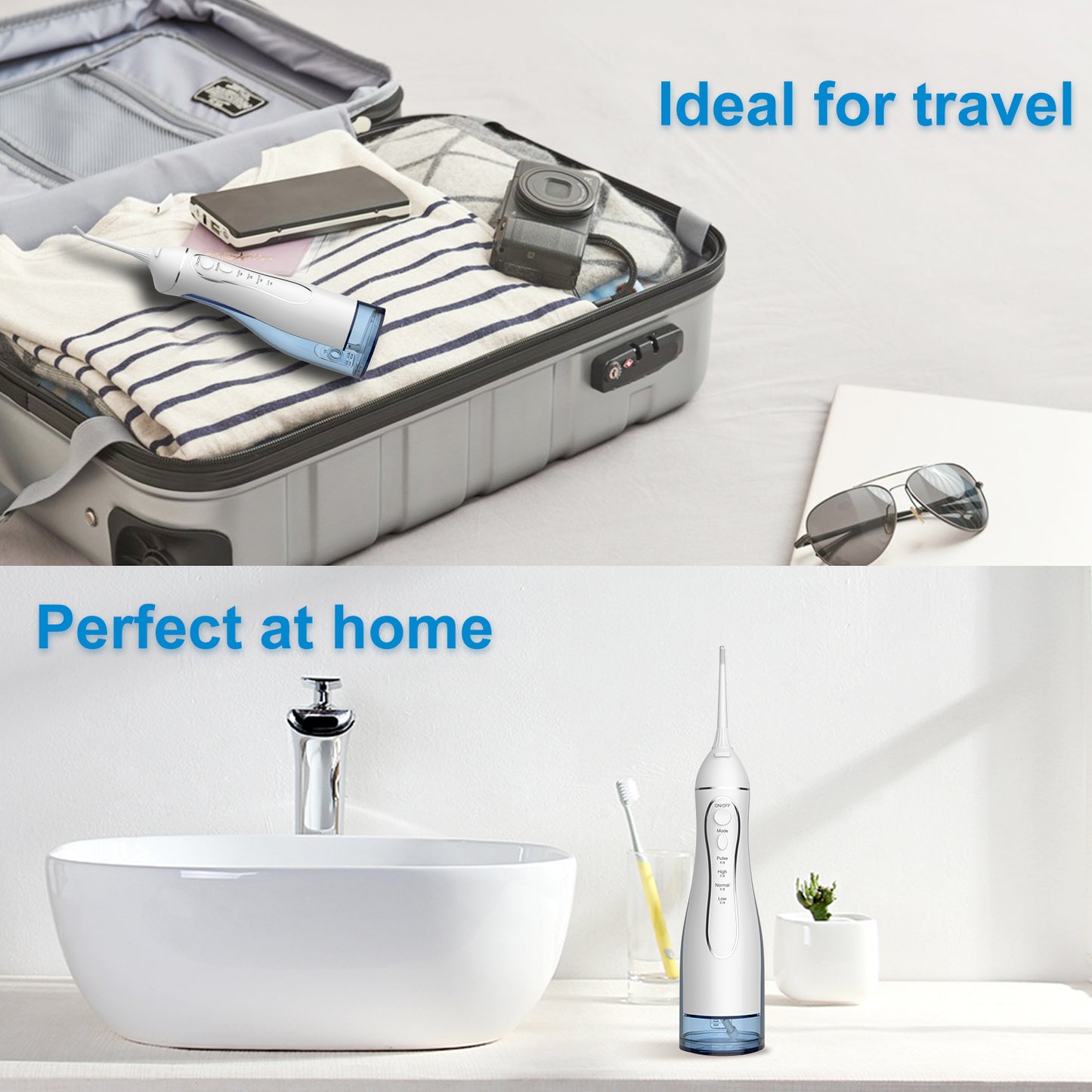 h2ofloss Water Flosser Dental Oral Irrigator Portable
