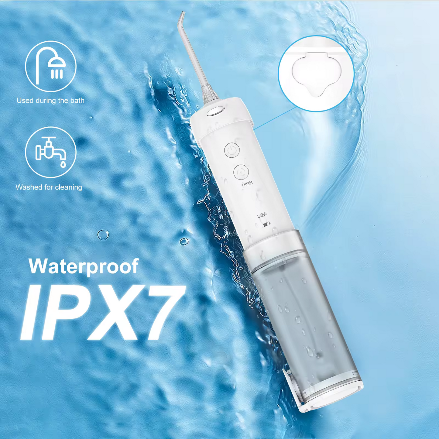 h2ofloss travel waterpic 200ml