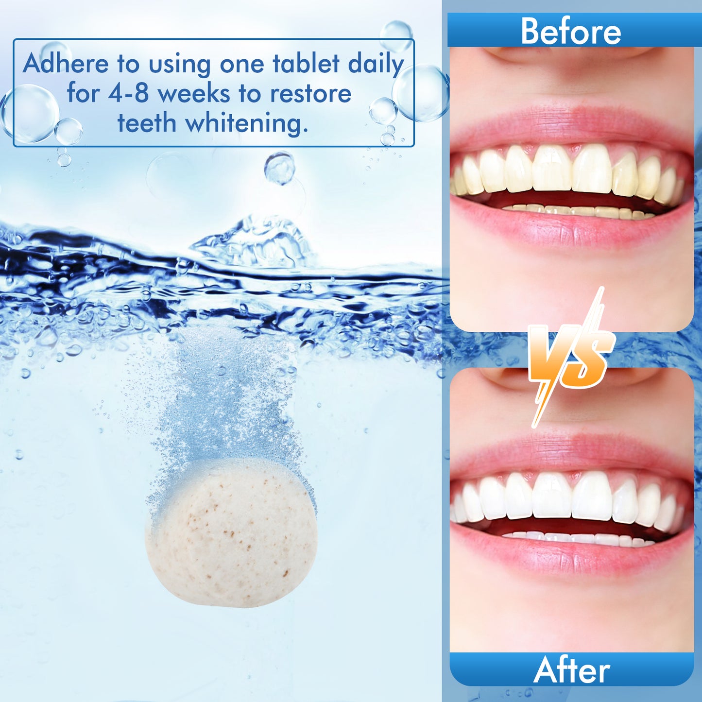 h2ofloss white_tablet before and after