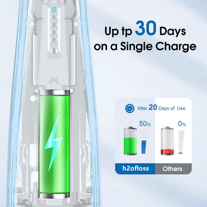 h2ofloss oral irrigator rechargeable