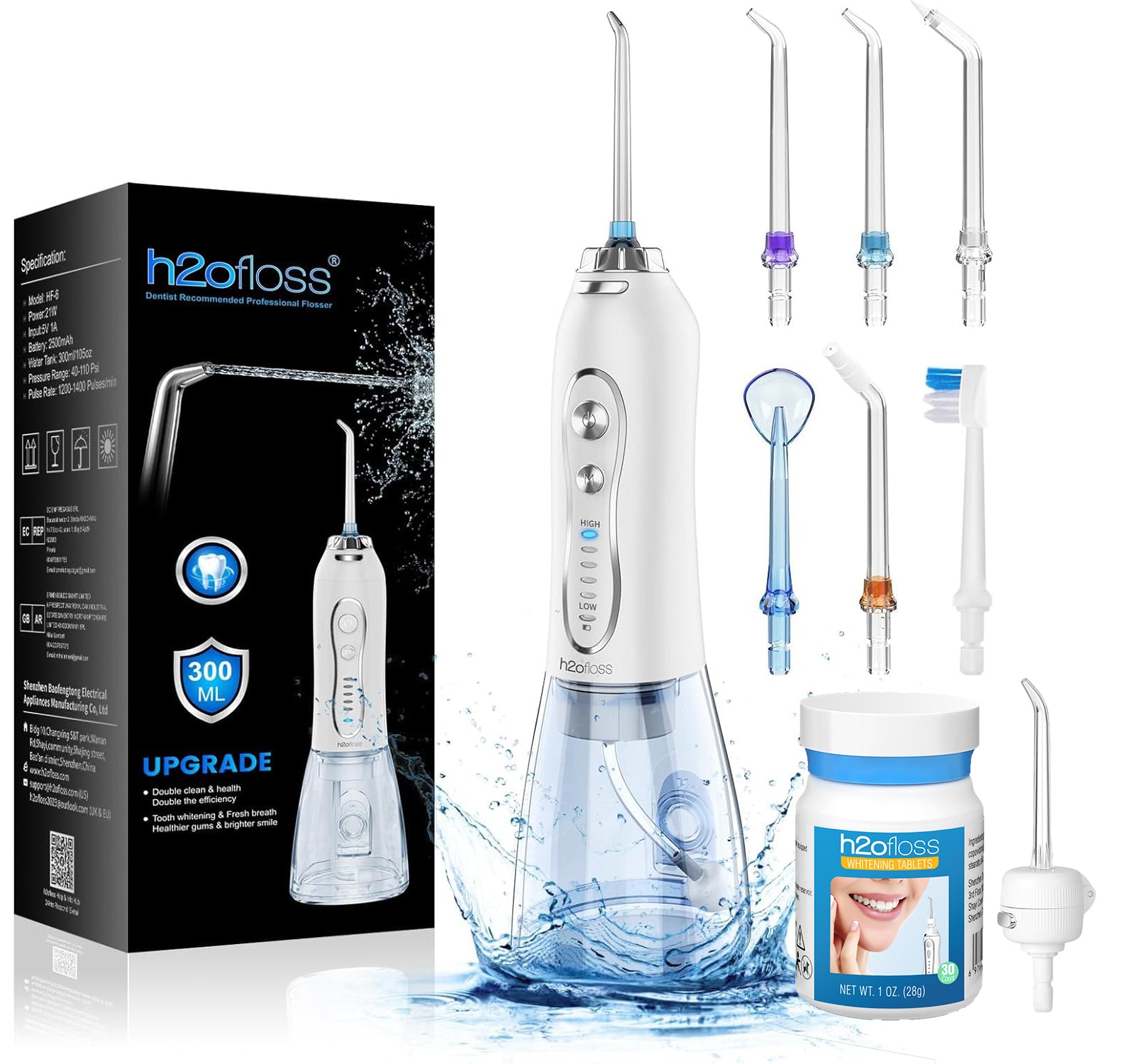 h2ofloss waterpik cordless hf-6plus