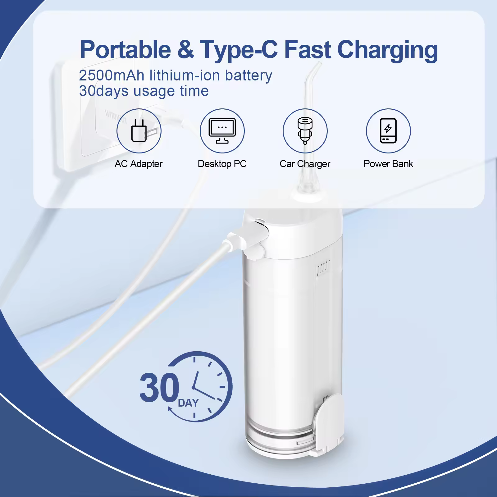 waaterpik cordless advanced h2ofloss 200ml